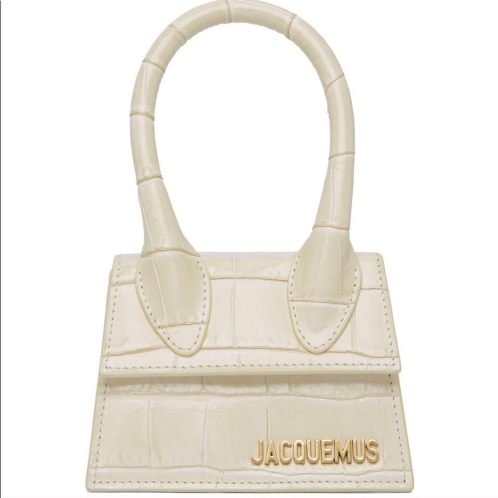 JACQUEMUS off white ‘Le Chiquito’ bag